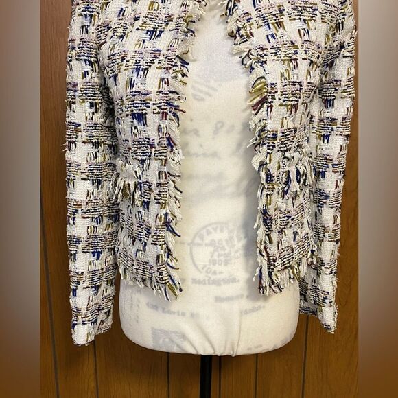 L'AGENCE Angelina Woven Crop Jacket size 0 - Picture 7 of 15